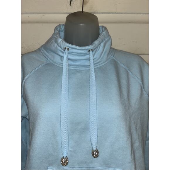 Lilly Pulitzer Cotton Blend Mock Neck Long Sleeve Sweatshirt Size XS - Picture 2 of 10